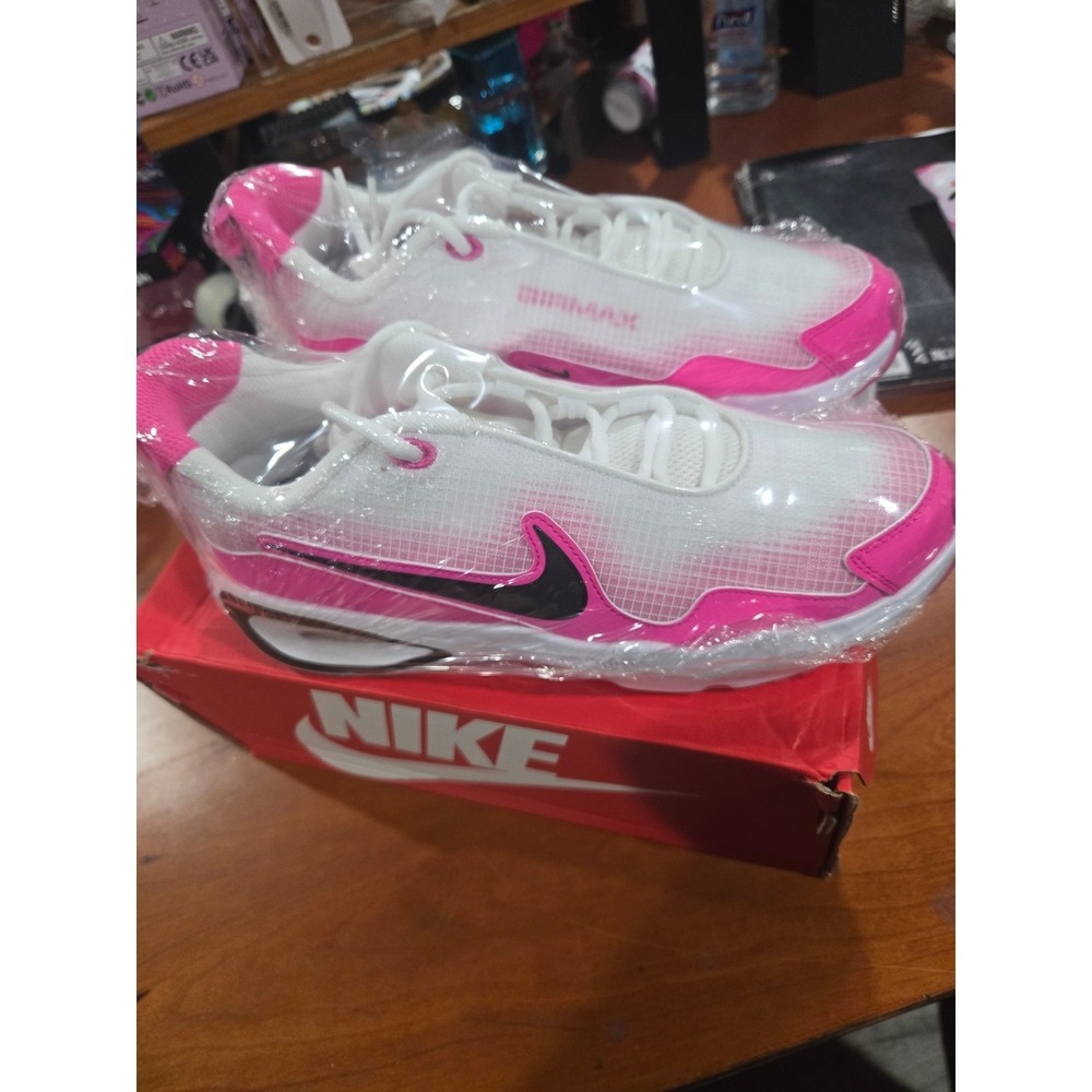 Nike Air Max Nova GS White Laser Fuchsia Black FN4446-101 Kids 6.5Y Womens 8